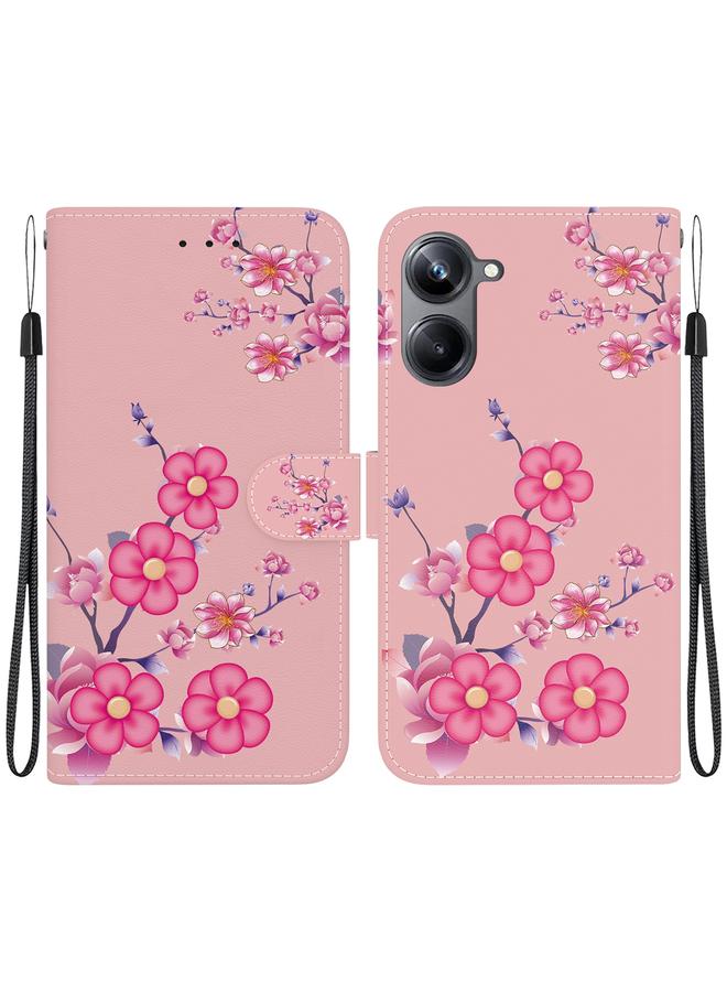 erorex Case For Realme 10 Pro 5G Crystal Texture Colored Drawing Leather Phone Case - Image 1