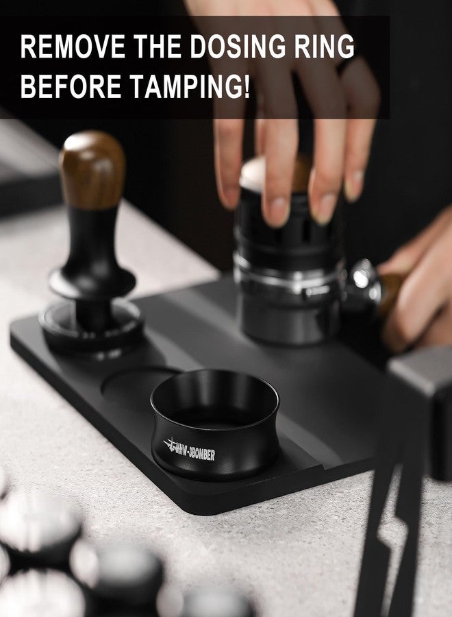 MHW-3BOMBER قمع جرعة الإسبريسو 51 مم حلقة جرعة القهوة قمع بورتافيلتر أدوات بارستا متوافقة مع بورتافيلتر ديلونجي ديسكا 51 مم DR5548B-OS - Image 5