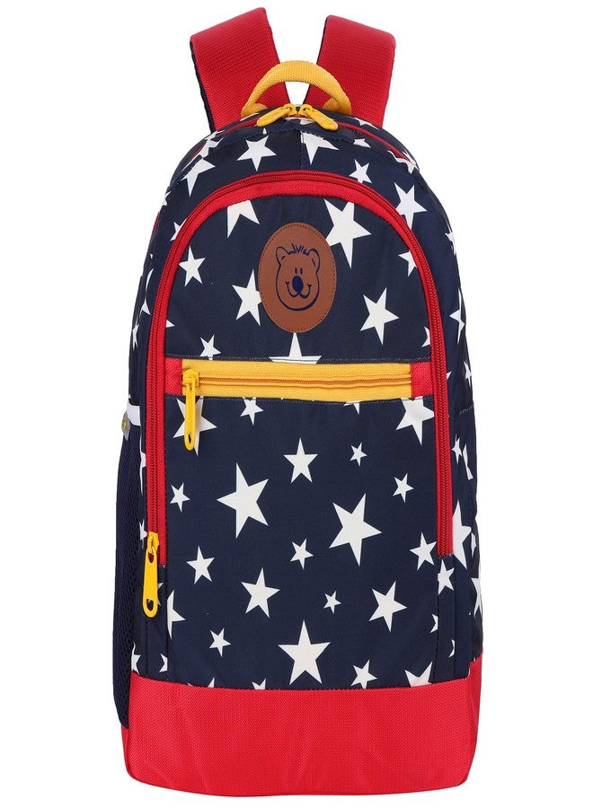 Gear Eco Red Star Kids 15" 13 Ltrs Navy Blue School Backpack (BKPECORDB1505) - Image 1