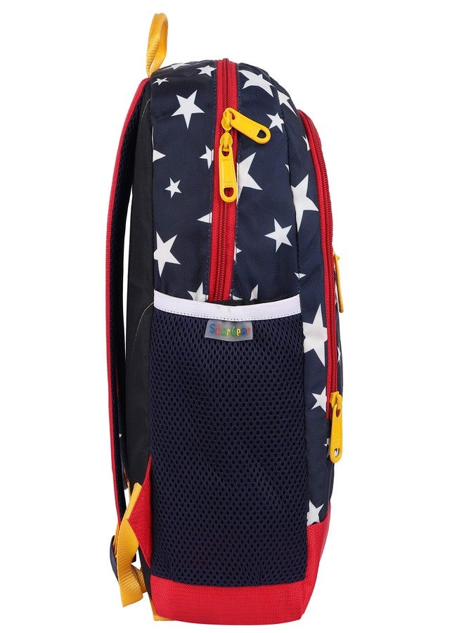 Gear Eco Red Star Kids 15" 13 Ltrs Navy Blue School Backpack (BKPECORDB1505) - Image 3