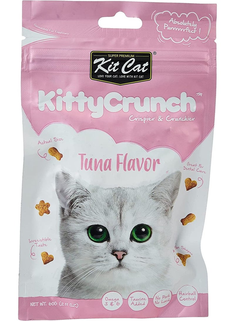 Kit Cat Kitty Crunch Tuna Flavor Cat Treats 60g