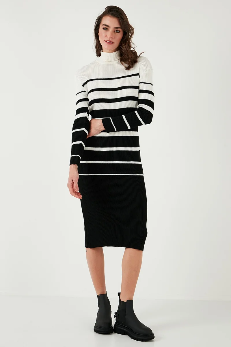 Lela Striped Sweater Dress