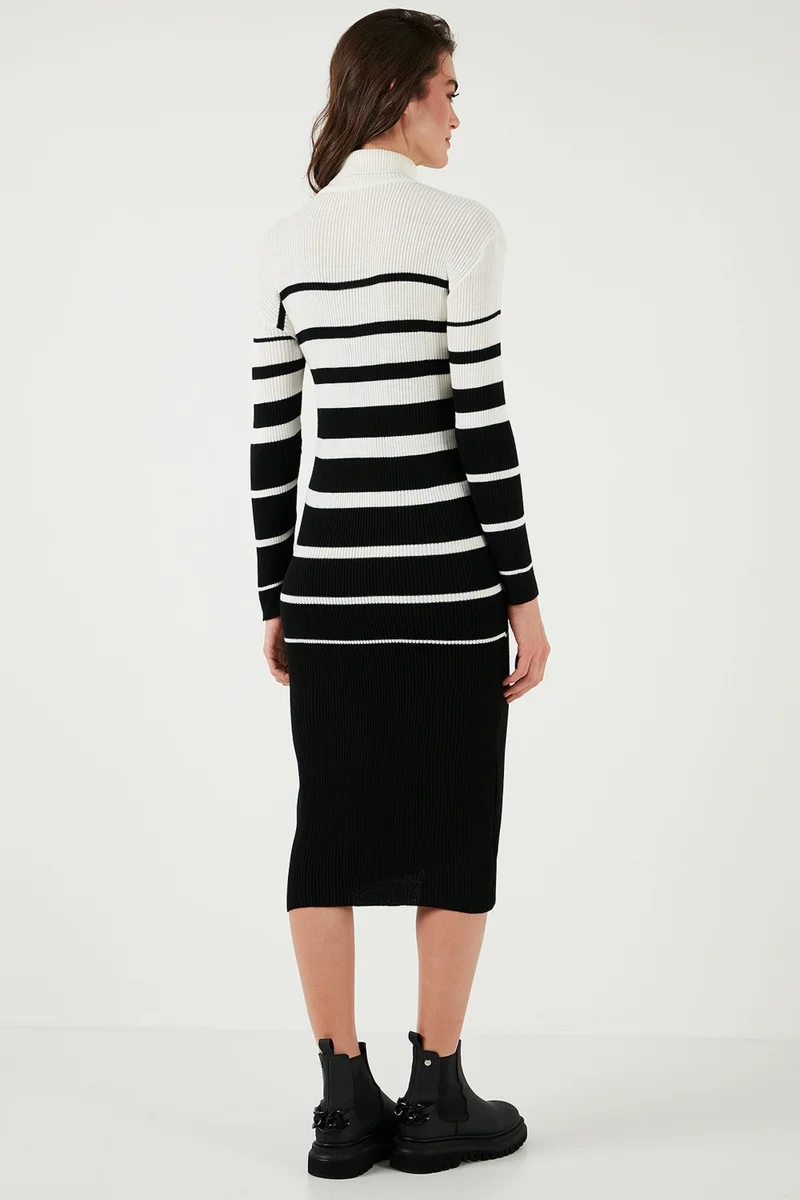 Lela Striped Sweater Dress