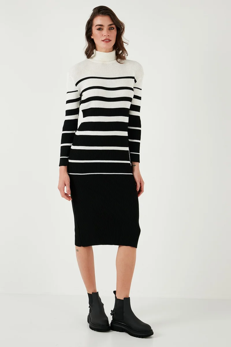 Lela Striped Sweater Dress