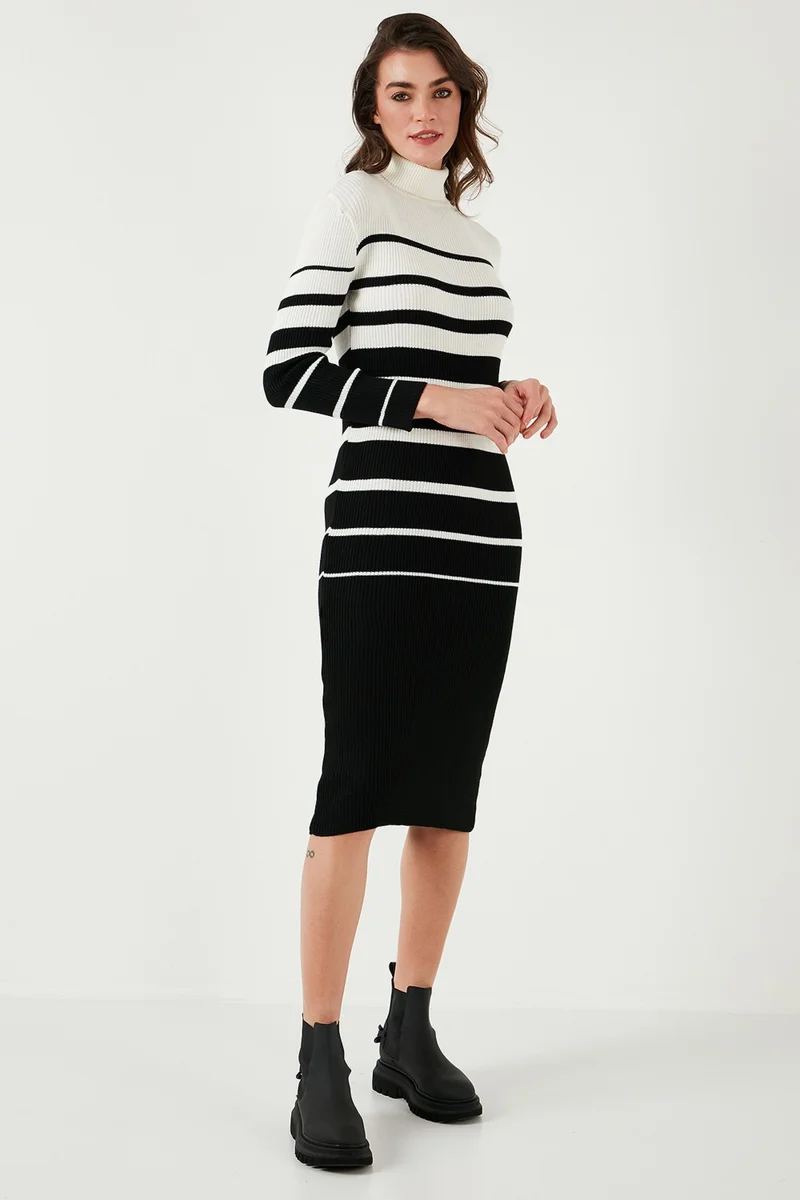 Lela Striped Sweater Dress
