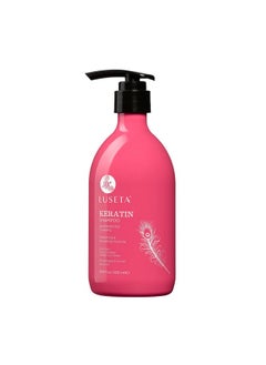 L LUSETA Luseta Keratin Shampoo for Dry Damaged Hair, Smoothing & Nourishing for Color Treated Hair 16.9 Oz  - Image 1