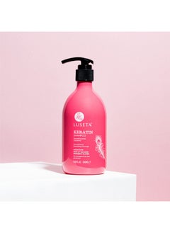 L LUSETA Luseta Keratin Shampoo for Dry Damaged Hair, Smoothing & Nourishing for Color Treated Hair 16.9 Oz  - Image 5