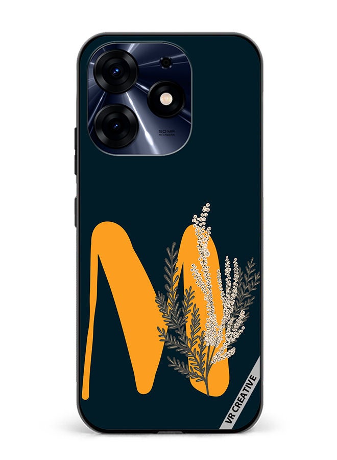 VR CREATIVE Protective Case Cover For Tecno Spark 10 Pro Alphabet M(113) Design Multicolour - Image 1