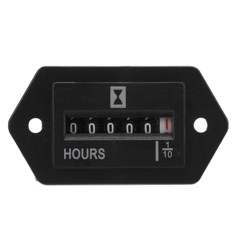 Versatile Mechanical Hour Meter ABS Construction For Engines Generators Boats DC10 80V Motor Trucks Tractors - Image 3