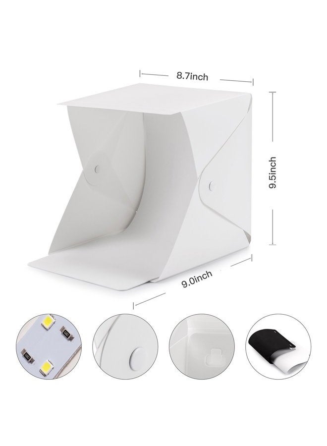 Depthlan Folding Photo Studio Kit Box with LED Light for Photographing Shooting Tent for Small Size Itens - Image 2