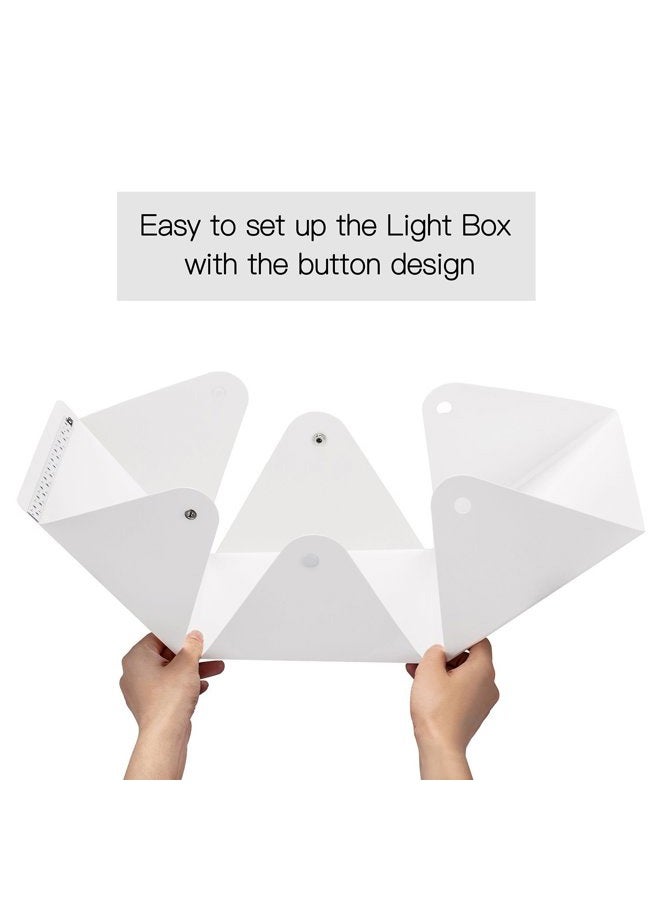 Depthlan Folding Photo Studio Kit Box with LED Light for Photographing Shooting Tent for Small Size Itens - Image 3