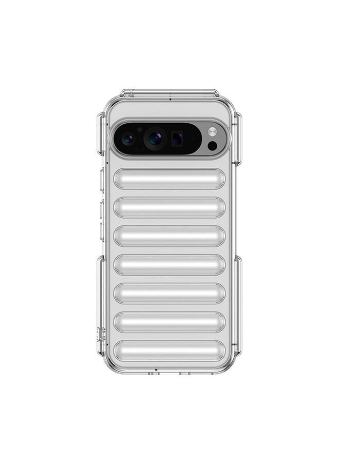 erorex - For Google Pixel 9 Pro XL Capsule Series Candy Color TPU Phone Case(Transparent) - Image 1