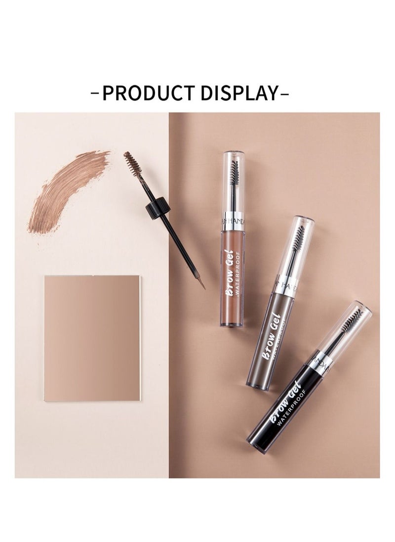 Handaiyan - Eyebrow Pomade Waterproof Long Lasting Gel Cream Brow Pomades Soap Brow Kit Wax Dipbrow Pomade Dip Brows Styling Wet,Soft Smooth Enhancers Highly Pigmented Eyebrow Color With Eyebrow Brush For Eyebrow - Image 1