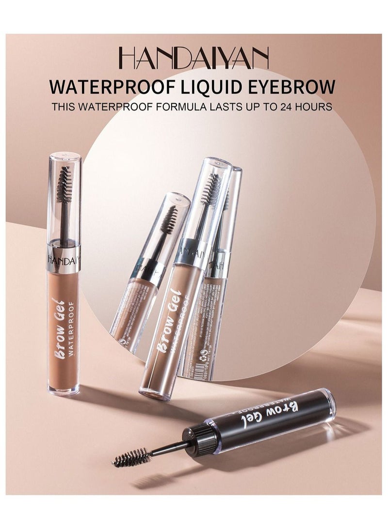 Handaiyan - Eyebrow Pomade Waterproof Long Lasting Gel Cream Brow Pomades Soap Brow Kit Wax Dipbrow Pomade Dip Brows Styling Wet,Soft Smooth Enhancers Highly Pigmented Eyebrow Color With Eyebrow Brush For Eyebrow - Image 1
