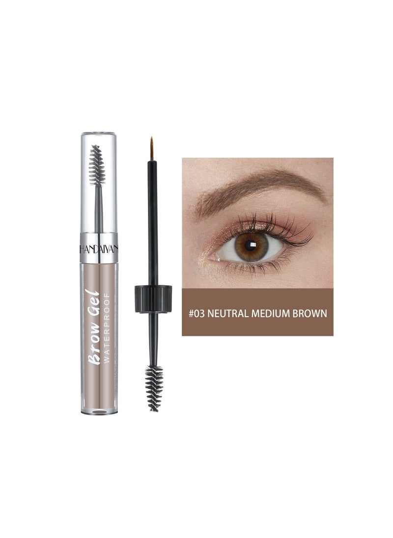 Handaiyan - Eyebrow Pomade Waterproof Long Lasting Gel Cream Brow Pomades Soap Brow Kit Wax Dipbrow Pomade Dip Brows Styling Wet,Soft Smooth Enhancers Highly Pigmented Eyebrow Color With Eyebrow Brush For Eyebrow - Image 1