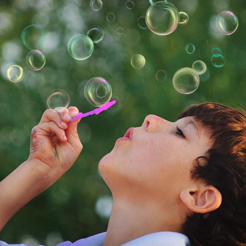 B bangcool Bubble Wands Set - Big Bubbles Wand Funny Bubbles Maker with Tray, Nice for Outdoor Playtime & Birthday Party & Games, Suitable for All Age People - Image 3