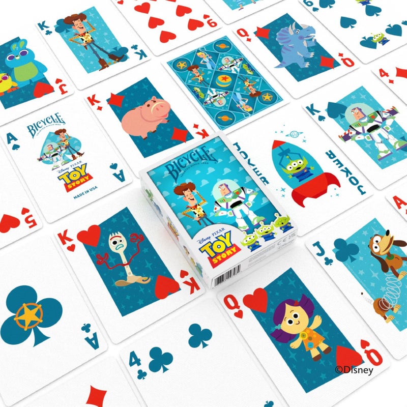 Bicycle Disney Toy Story Inspired Playing Cards, Featuring Woody, Buzz Lightyear, and More! - Image 2