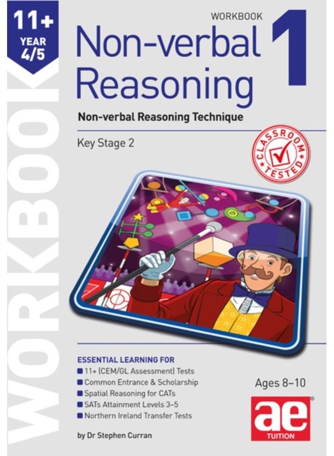 11 Non Verbal Reasoning Year 4 5 Workbook 1 Non Verbal Reasoning Technique - Paperback
