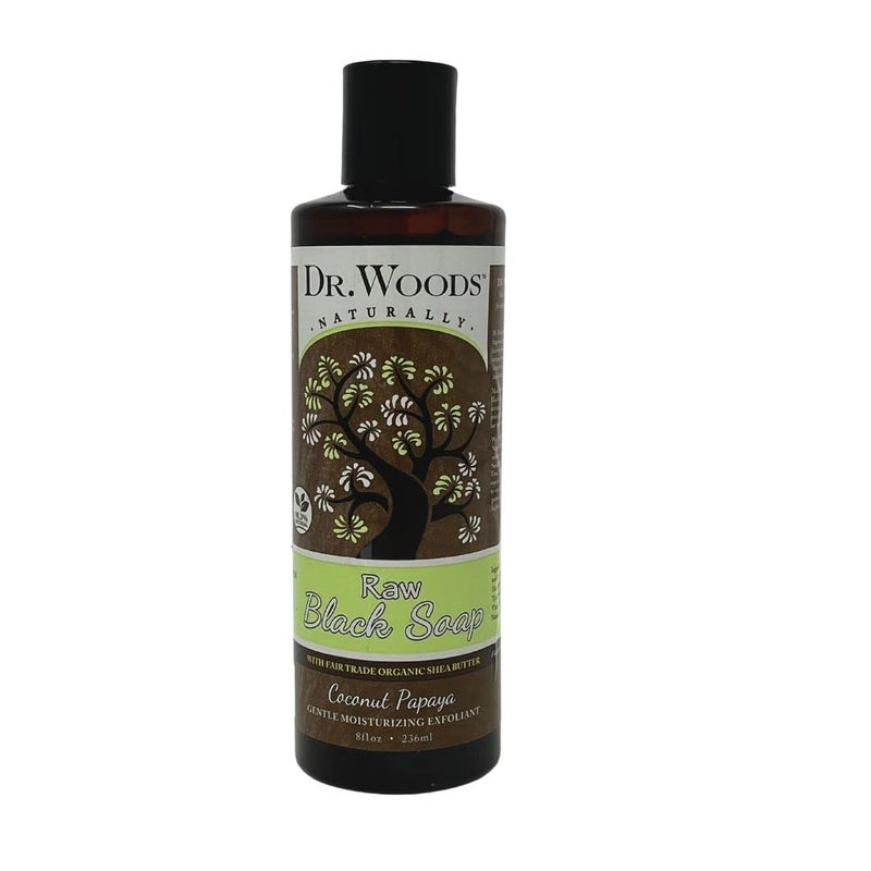 Dr. Woods Dr Woods Raw Moisturizing Black Coconut Papaya Soap with Organic Shea Butter 8 Ounce 