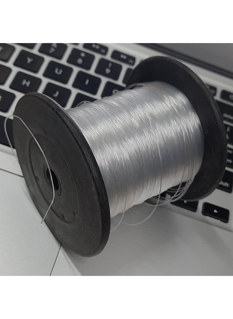 Imprint IMPRINT Plastic Wire Reel Pack of 1 Reel Transparent Approx 1 mm Thick Plastic Wire for Home and Art Craft Use  - Image 3