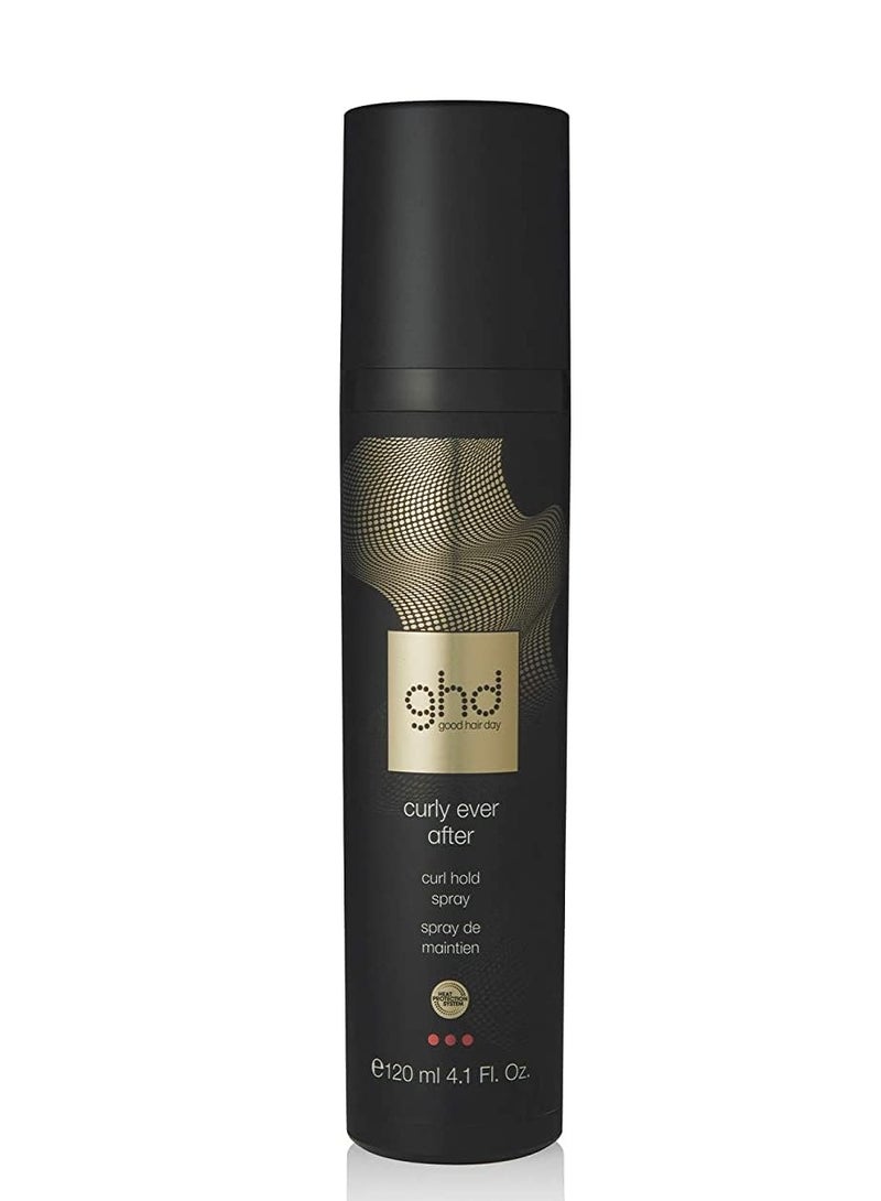 ghd Curly Ever After Heat Protectant for Hair Curl Hold Spray for Hair Styling, Heat Protection System for Higher Definition, Longer Lasting & Superior Hold Curls 120ml - Image 1
