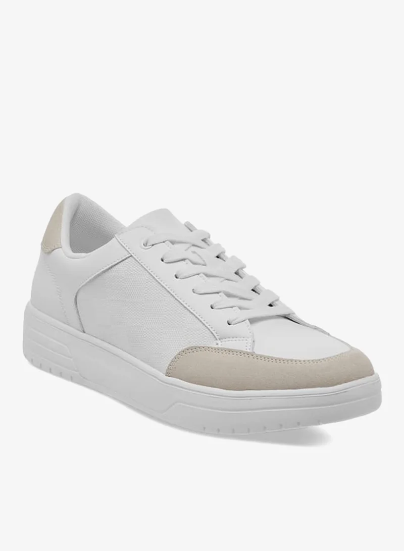 ال بي ال من شو اكسبرس سنيكرز رجالي برباط وتفاصيل متباينة