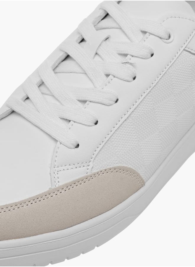 LBL by Shoexpress Men Panelled Lace-Up Sneakers  - Image 4