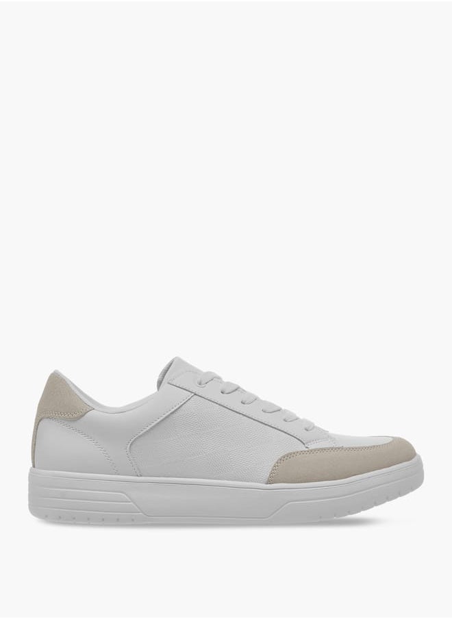 LBL by Shoexpress Men Panelled Lace-Up Sneakers  - Image 3