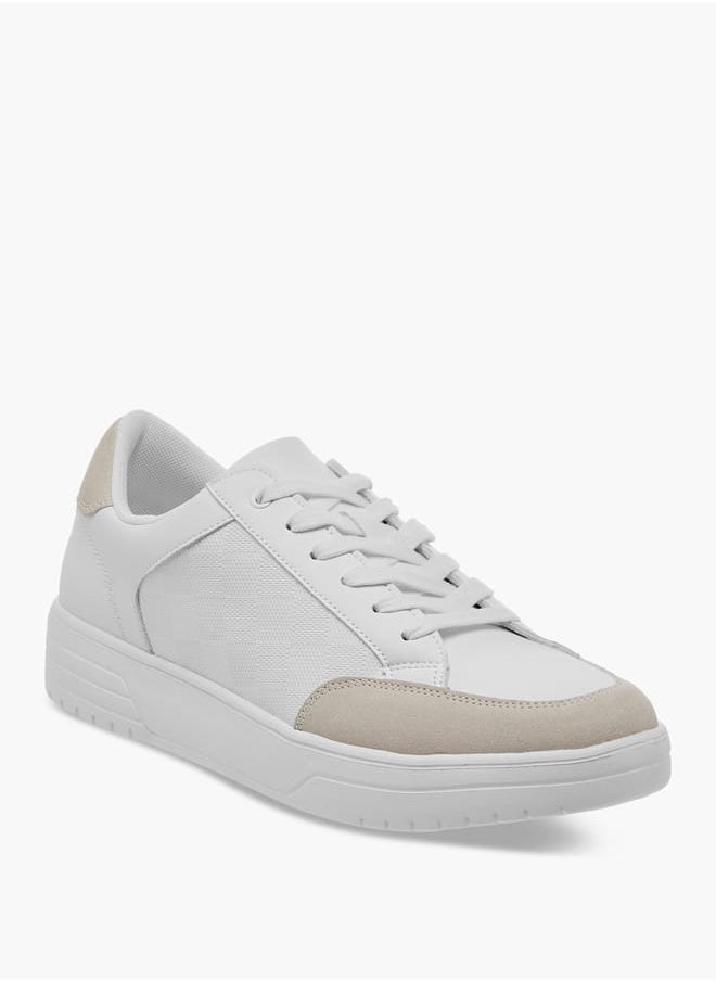 LBL by Shoexpress Men Panelled Lace-Up Sneakers  - Image 2