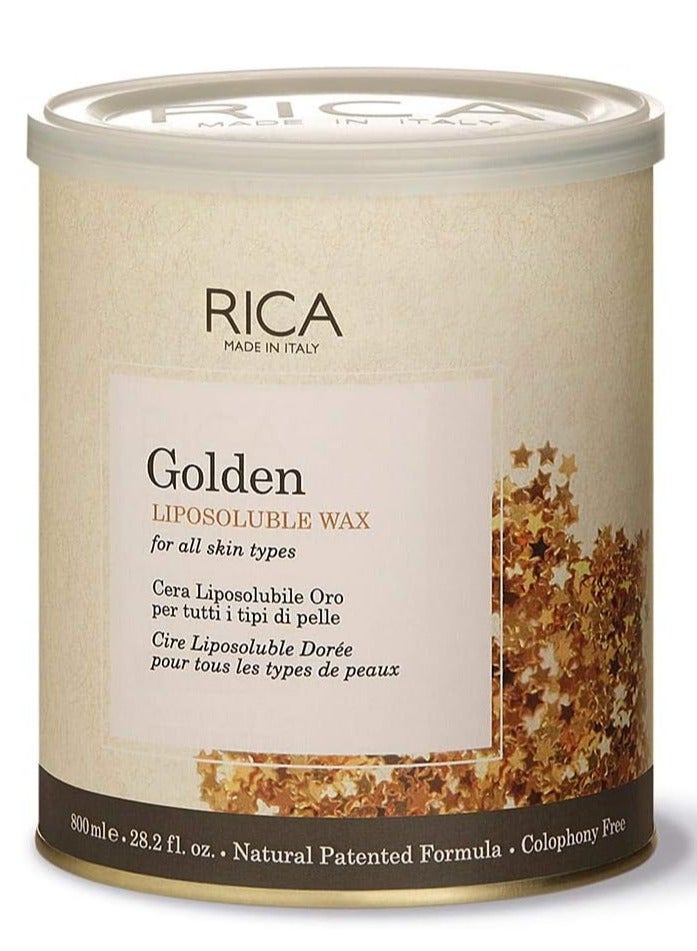 ريكا شمع ريكا جولدن القابل للذوبان في الدهون لجميع أنواع البشرة، 800 مل - Image 1