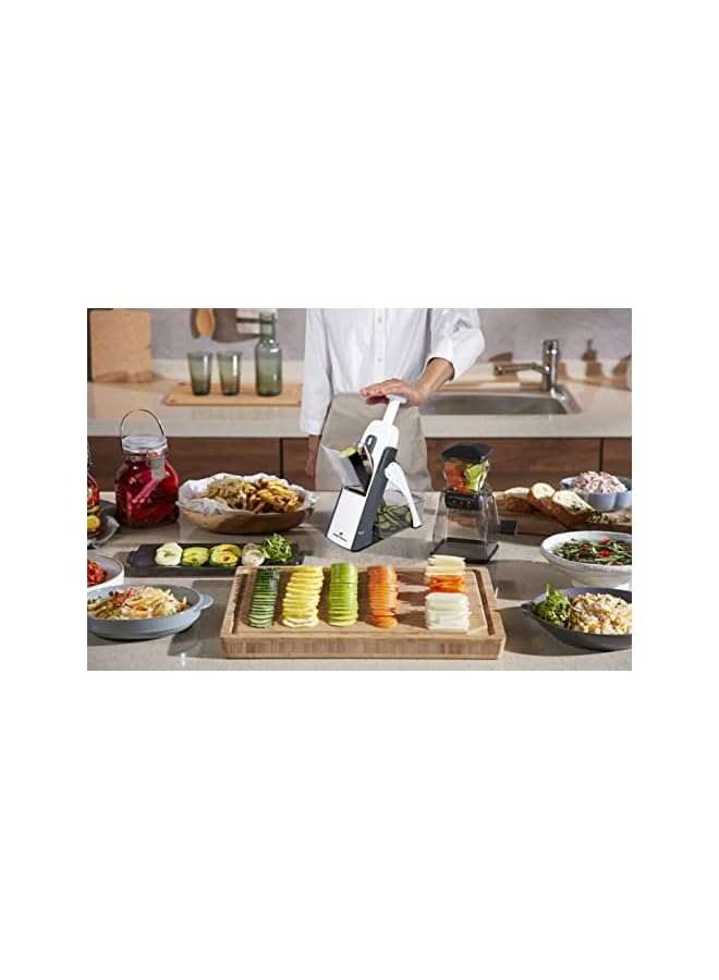 PROMASS قطاعة خضار آمنة من ONCE FOR ALL، قاطع طعام، مقطع سريع، قطع فواكه، بطاطس مقلية فرنسية، جوليان - Image 5