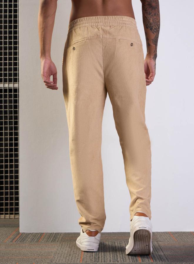Mascln Sassafras Mascln Sassafras Mid Rise Corduroy Pants with Drawstring - Image 5