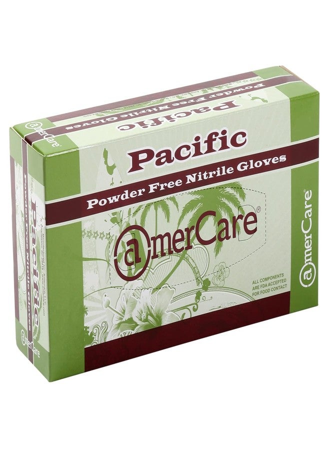 AmerCare Pacific 4.5 mil Blue Nitrile Gloves, Powder and Latex Free, General Purpose for Cleaning and Foodservice, Medium, Case of 1000 - Image 4