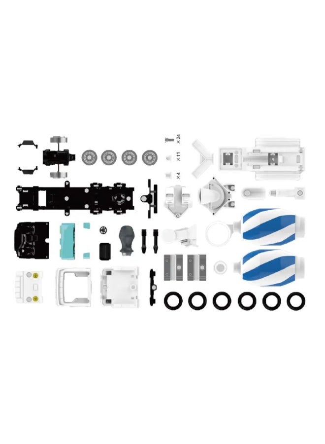 Diy Agitating Lorry With Lights And Sounds 82 Pieces - 3201-1 - Image 4