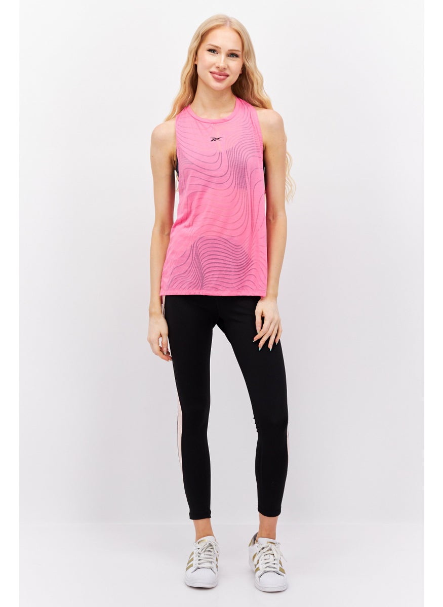 Reebok - Women Sportswear Fit  Sleeveless Training Tank Top, Pink - Image 1