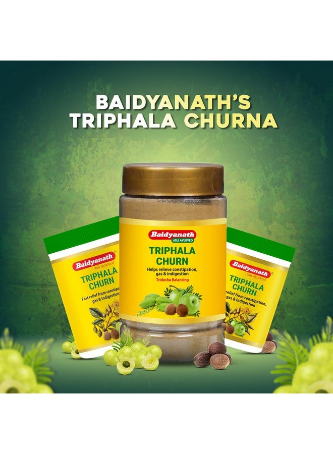 Baidyanath بايدياناث تريفالا تشورنا | يساعد في تخفيف الإمساك | تخفيف سريع من الحموضة والغازات | غني بالأملاء - 500 جرام (عبوة من 2)  - Image 5