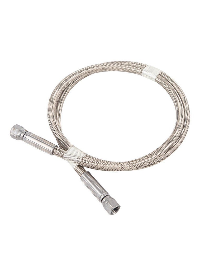 ARB Reinforced PTFE Air Hose JIC-4, 1M – 0740203, Stainless Steel Braided High Flow Compressor Line – Female JIC-04 37° Flare Fittings, Air System Extension Hose - Image 1