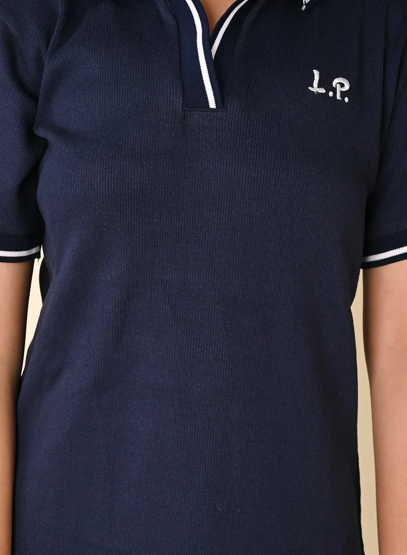 LILPICKS Navy Polo Dress