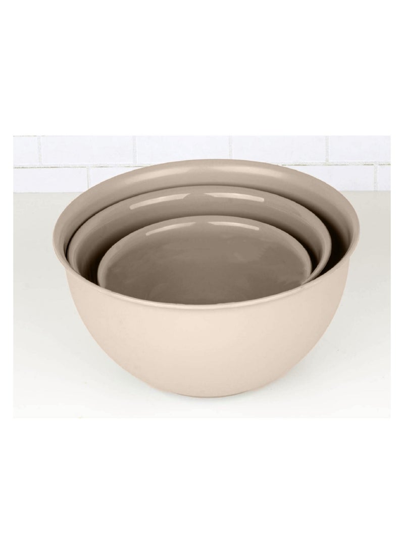 Hobby Hobby bowl set of 3 pieces (0.5, 1, 2) liter .brown 