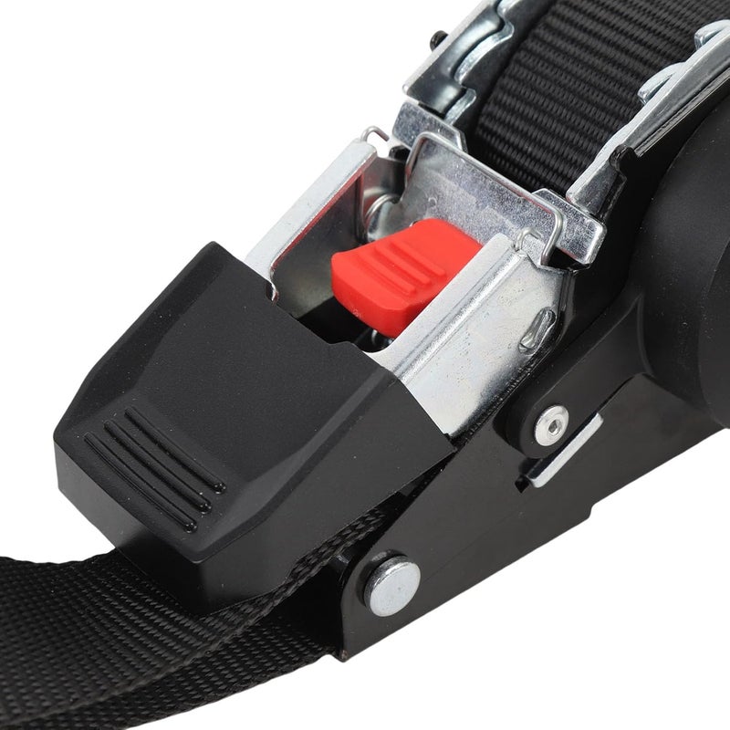 HEEPDD Ratchet Straps, 2pcs 1inch X 10ft Auto Retractable Heavy Duty Tie Down Straps 1760lbs Break Strength with S Hooks, for Boat Jet Ski Motorcycles ATV - Image 5
