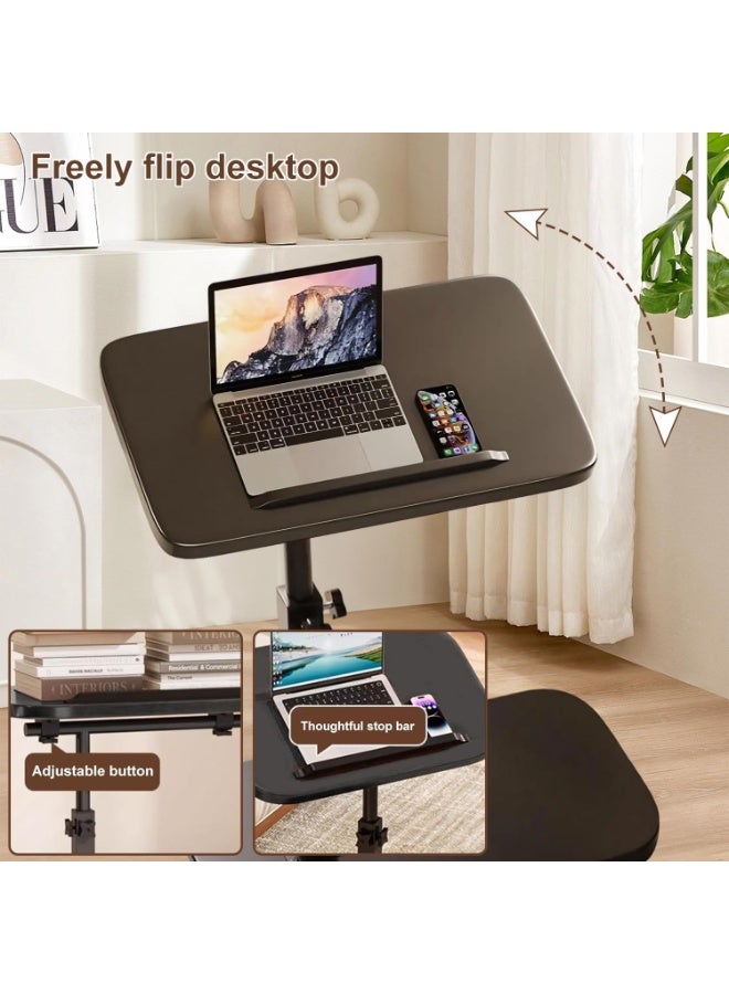 CAMELMALL Slim Metal Side Table – Modern Shaped Narrow End Table for Couch, Bed, or Small Spaces, Sturdy Steel Frame, Black, 45*40*30cm - Image 4