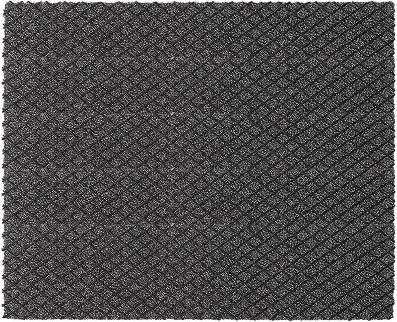 وسادات مرشح استبدال مكيف الهواء من ميديا 5 قطع 215 × 50 مم شبكة مضادة للغبار ثلاثية الطبقات باللون الأسود - Image 1