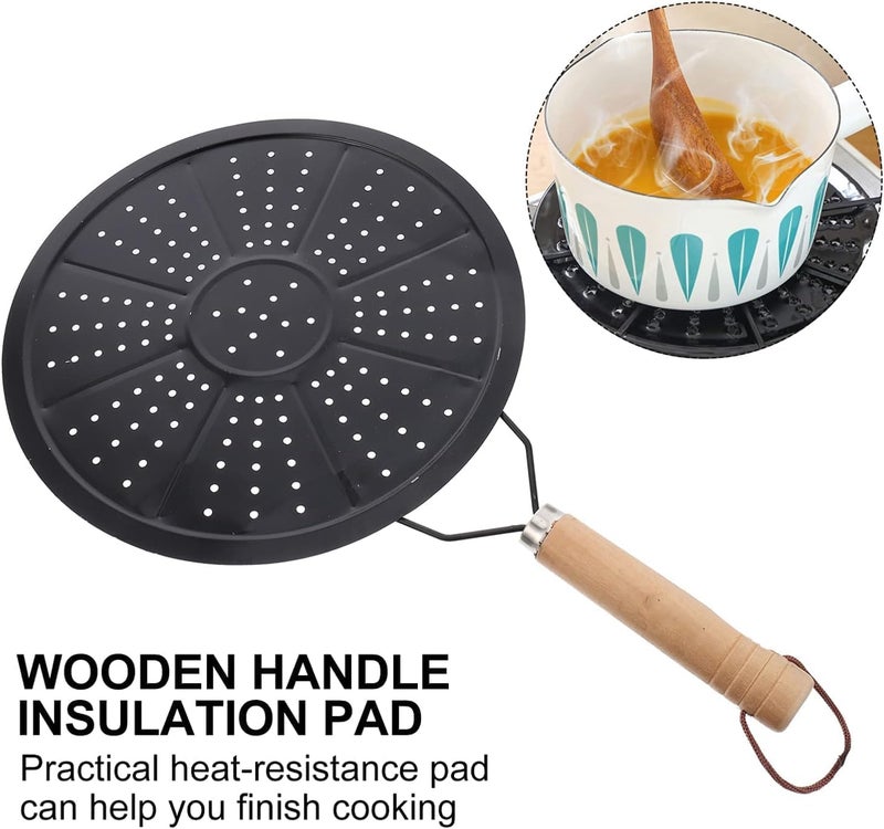 FEELING MALL Heat Conduction Plate Electric Stove Heat Diffuser hob Simmer Ring Plate Milk Heat Diffuser Heat Diffuser for Gas Stove Glass Saucepan Thermal Guide Plate Round Hot Roster Kitchen - Image 3