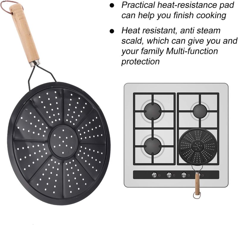 FEELING MALL Heat Conduction Plate Electric Stove Heat Diffuser hob Simmer Ring Plate Milk Heat Diffuser Heat Diffuser for Gas Stove Glass Saucepan Thermal Guide Plate Round Hot Roster Kitchen - Image 5