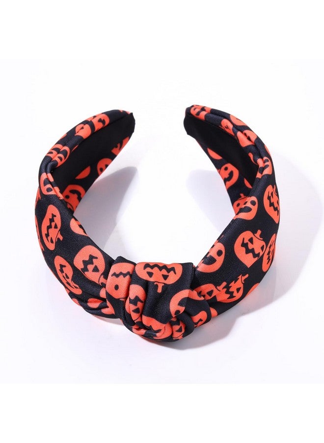 PHALIN Halloween Headband For Women Halloween Accessories Printed Pumpkin Candy Corn Ghost Knotted Headband Halloween Outfits Accessory Holiday Party Gifts - Image 5