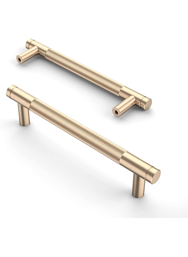 The Bros مقابض الخزائن، عبوة 10 مقبض خزانة مزخرف، مقابض درج المطبخ، مقابض خزانة معدنية، مقابض خزانة لأدراج الخزائن، مقابض خزانة بطول 128 مم - Image 1