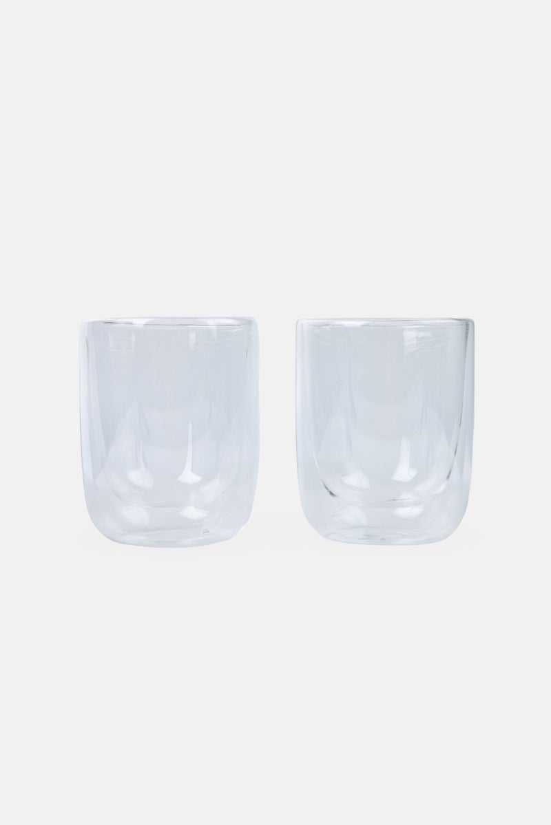 Bombay 2Pcs Double Wall Insulated Glass Shots 400ml, Transparent - Image 1