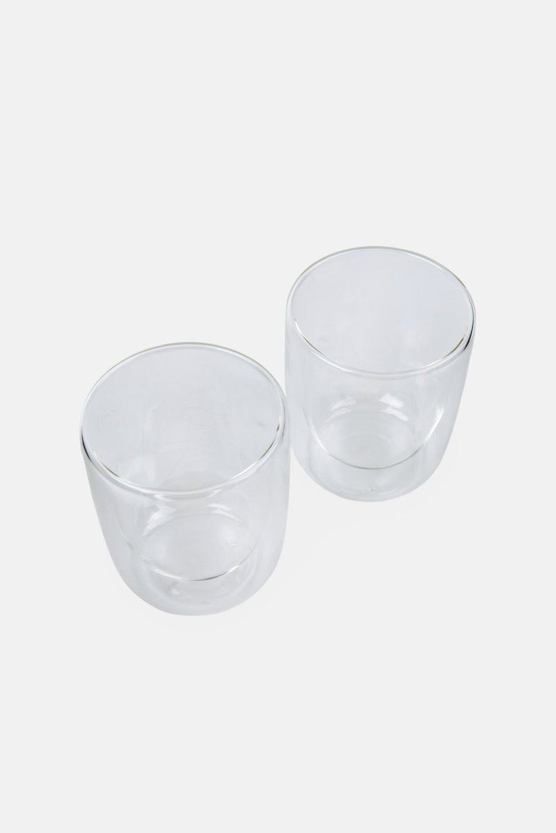 Bombay 2Pcs Double Wall Insulated Glass Shots 400ml, Transparent - Image 3