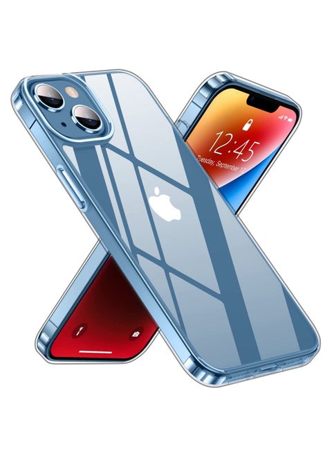 Iphone 14 Plus clear case Anti Yellowing, Anti Drop Anti-scratch Comfortable hold Shock Absorbing (Iphone 14 Plus)
