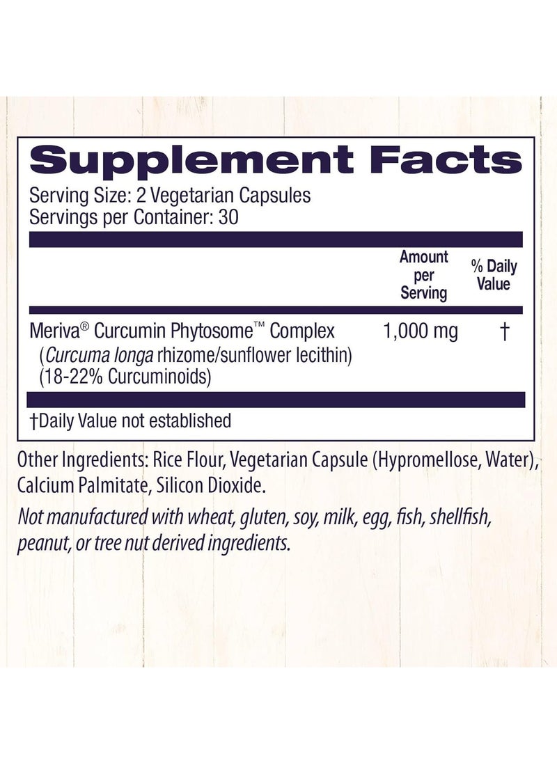 Healthy Origins - Bioavailable Curcumin Phytosome Supports Eye And Joint Health Dietary Supplement ( Meriva ) 500 Mg, 60 Veggie Caps - Image 1